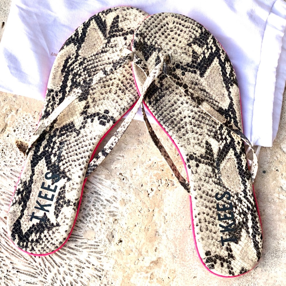 Snake Python Print Tkees  Flip Flop Slides